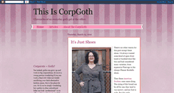 Desktop Screenshot of corpgoth.blogspot.com