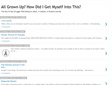 Tablet Screenshot of howdidigetmyselfintothis.blogspot.com