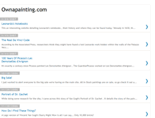 Tablet Screenshot of ownapainting.blogspot.com