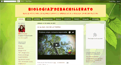 Desktop Screenshot of biologia3bachillerato.blogspot.com