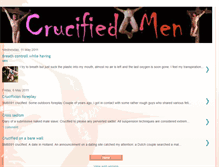 Tablet Screenshot of crucified-men.blogspot.com