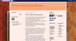 Desktop Screenshot of mastermediacionmurcia.blogspot.com