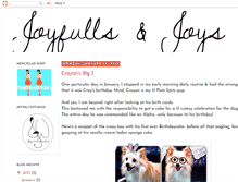 Tablet Screenshot of joyfulls.blogspot.com