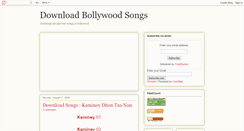 Desktop Screenshot of download-bollywood-song.blogspot.com