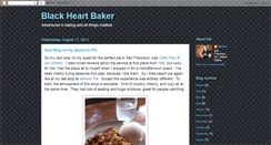 Desktop Screenshot of blackheartbaker.blogspot.com