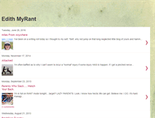 Tablet Screenshot of edithmyrant.blogspot.com