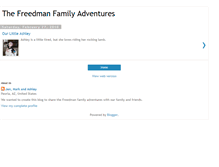 Tablet Screenshot of freedmanfamilyaz.blogspot.com