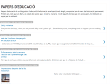 Tablet Screenshot of educacio-papers.blogspot.com