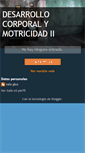 Mobile Screenshot of desarrollocorporalymotricidadii.blogspot.com