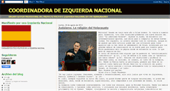 Desktop Screenshot of coordinadoradeizquierdanacional.blogspot.com