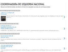 Tablet Screenshot of coordinadoradeizquierdanacional.blogspot.com