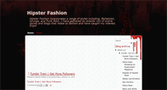 Desktop Screenshot of hipster-fashion.blogspot.com