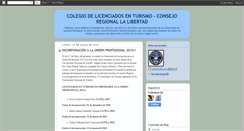 Desktop Screenshot of coliturlalibertad.blogspot.com