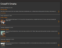 Tablet Screenshot of crossfitomaha.blogspot.com