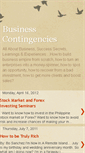 Mobile Screenshot of businesscontingencies.blogspot.com