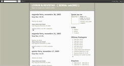 Desktop Screenshot of livroserevistas.blogspot.com