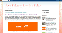 Desktop Screenshot of nowa-polonia.blogspot.com