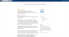 Desktop Screenshot of latentenederlanders.blogspot.com