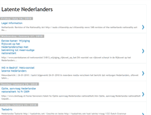 Tablet Screenshot of latentenederlanders.blogspot.com