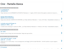 Tablet Screenshot of cine-pantallablanca.blogspot.com