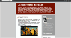 Desktop Screenshot of joehipperson.blogspot.com