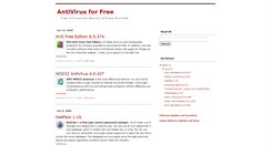 Desktop Screenshot of antivirusfree32.blogspot.com