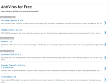 Tablet Screenshot of antivirusfree32.blogspot.com