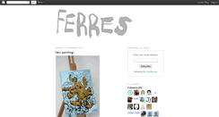 Desktop Screenshot of ferresdesign.blogspot.com