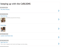 Tablet Screenshot of keepingupwiththecarlsons.blogspot.com