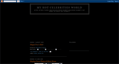 Desktop Screenshot of mycelebritiesworld.blogspot.com