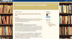 Desktop Screenshot of fuarstandiyapanfirmalar.blogspot.com