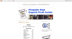 Desktop Screenshot of gelukglobal.blogspot.com