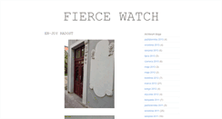 Desktop Screenshot of fiercewatch.blogspot.com
