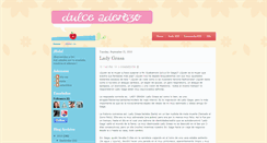Desktop Screenshot of dulceaderezo.blogspot.com