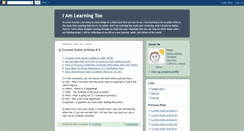 Desktop Screenshot of iamlearningtoo.blogspot.com