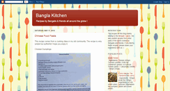 Desktop Screenshot of banglakitchen.blogspot.com