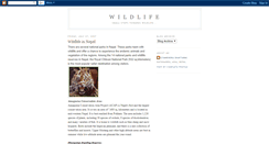 Desktop Screenshot of info-wildlife.blogspot.com