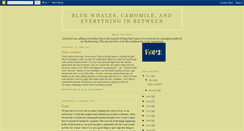 Desktop Screenshot of bluewhalesandcamomile.blogspot.com