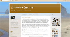 Desktop Screenshot of creativelysensitive.blogspot.com