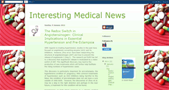 Desktop Screenshot of interesting-medical-news.blogspot.com