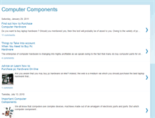Tablet Screenshot of aboutcomputercomponents.blogspot.com