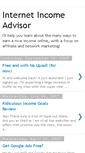 Mobile Screenshot of internetincomeadvisor.blogspot.com