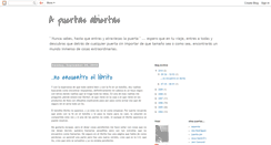 Desktop Screenshot of mispuertas.blogspot.com