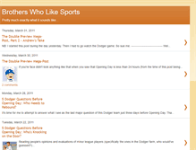 Tablet Screenshot of brotherswholikesports.blogspot.com