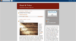 Desktop Screenshot of heartandvoice.blogspot.com