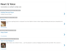 Tablet Screenshot of heartandvoice.blogspot.com