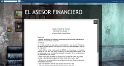 Desktop Screenshot of elasesorfinancierolat.blogspot.com