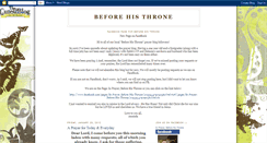 Desktop Screenshot of beforethrone.blogspot.com