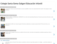 Tablet Screenshot of colegiosantagemaeducacioninfantil.blogspot.com