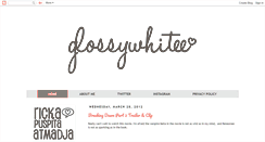 Desktop Screenshot of glossywhitee.blogspot.com